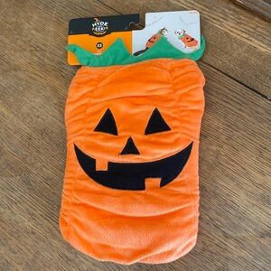 Halloween Jack-O-Lantern pumpkin costume for XS dog or cat